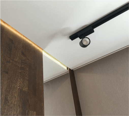 Теневые натяжные потолки